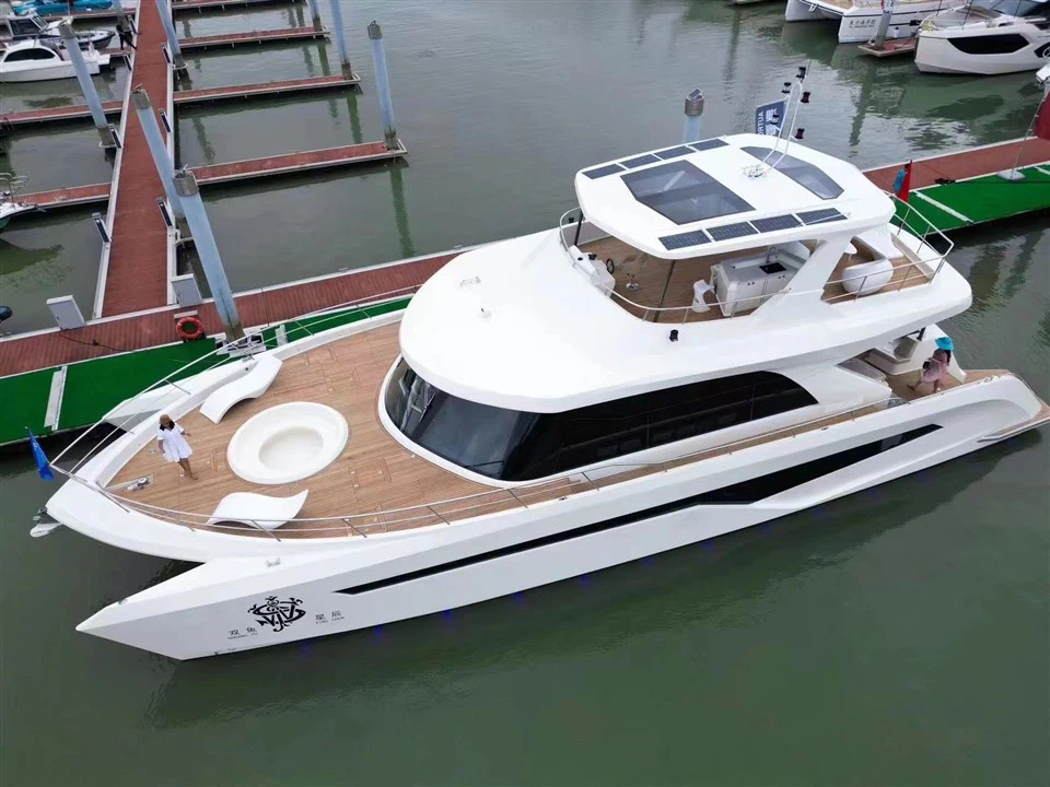 Loj Khoom kim heev 78-ko taw Catamaran Yacht Kev Muag Khoom